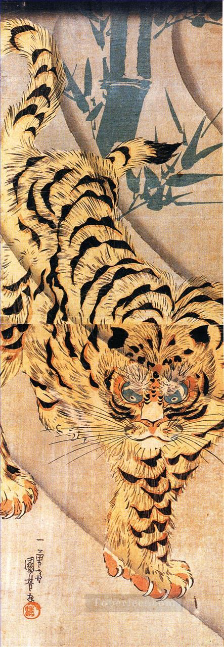 tiger 1 Utagawa Kuniyoshi Ukiyo e Oil Paintings